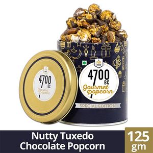 4700BC Popcorn – Nutty Tuxedo Chocolate, 125 gm Tin