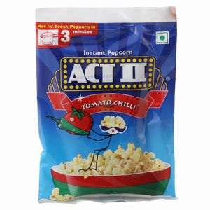 ACT II Instant Popcorn – Tomato Chilli, 59 gm Pouch