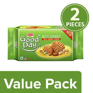 Britannia Good Day – Nuts Cookie, 2×200 gm ( Multipack )