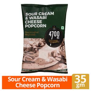 4700BC Cheese Popcorn – Sour Cream & Wasabi, 35 gm