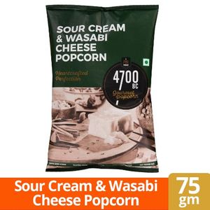 4700BC Cheese Popcorn – Sour Cream & Wasabi, 75 gm